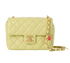 Mini Square Casino Royale Flap, £3,100, Handbags, Green, Leather, Front view